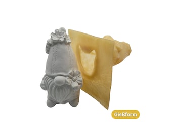 Latex Gießform Frühlingswichtel für Raysin & Beton
