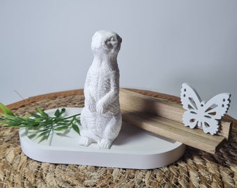 Handmade latex full-form casting mold latex mold concrete casting mold latex mold casting mold for sculptures meerkat meerkat (041)