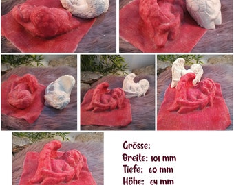 Handcrafted Latex Full Form Casting Mold Latex Mold Concrete Casting Mold Latex Mold Casting Mold for Sculptures Angel Lying in Wing (009)