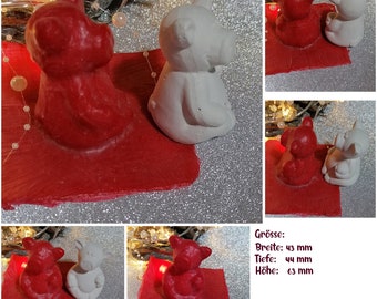 Handmade latex casting mold casting mold concrete casting mold concrete lucky pig pig with beetle (083)