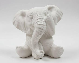 Gießform Elefant sitzend – Latexform  – DIY Raysin Deko