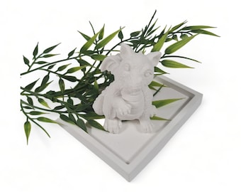Handmade Latex Full Form Casting Mold Latex Mold Concrete Casting Mold Latex Mold Casting Mold for Sculptures Little Dragon (136)