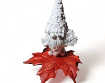 3D mold made of latex, latex mold, latex casting mold, concrete casting mold, casting mold for figures, raysin, sculptures autumn gnome, gnome, sleigh (267)