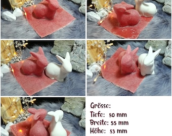 Handcrafted Latex Full Form Casting Mold Latex Mold Concrete Casting Mold Latex Mold Casting Mold for Sculptures Easter Bunny Rabbit Sitting (067) Easter