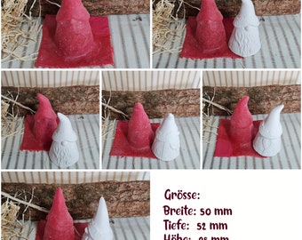 Handcrafted gnome mold, latex full-form casting mold latex mold concrete casting mold latex mold casting mold for sculptures of small gnomes / dwarves (184)