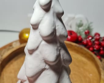 Latex full-form casting mold (096) for DIY Christmas tree sculptures and concrete casting – Creative crafting for a festive home!