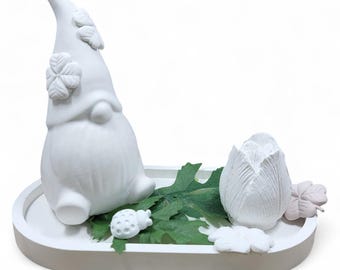 Flexible latex mold gnome for casting, latex full-form mold, concrete mold, latex mold for concrete, mold gnome, gnome, dwarf (327)