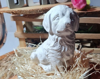 Retriever casting mold made of latex, mold, rubber mold made of latex, 3D mold, latex casting mold, casting mold, concrete casting mold for sculptures dog (247)