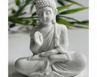 DIY 3D Mold, super quality, full-form casting mold, latex mold, concrete casting mold, 3D casting mold, rubber mold for decorative figure small Buddha (323)