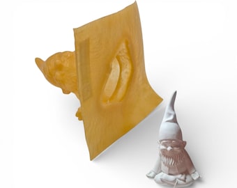 Betongießform aus Latex – Yoga Wichtel | 3D Gießform