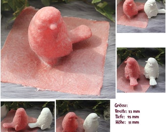 Handarbeit 3D Vollform-Gießform Latexform Betongießform Latexform Gießform Skulpturen Vogel Vögelchen Piepmatz (046) Viele Male verwendbar