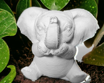 Latex full-form casting mold Latex mold Concrete casting mold Latex mold Casting mold for sculptures Elephant don't speak (241)