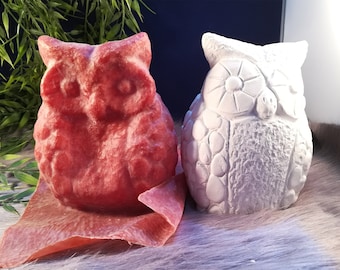 Handmade Latex Full Form Casting Mold Latex Mold Concrete Casting Mold Latex Mold Casting Mold for Sculptures Fat Owl 01
