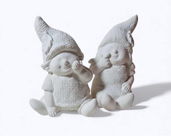 Latexform Wichtel sitzend – 3D-Gießform