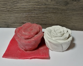 Handmade Latex Full Form Casting Mold Latex Mold Concrete Casting Mold Latex Mold Casting Mold for Sculptures Flower Rose Blossom (141)