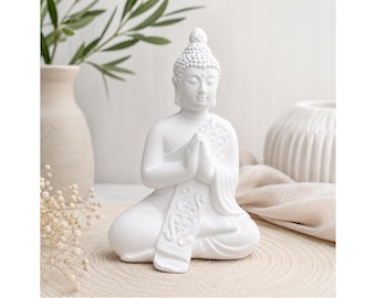 Betongießform aus Latex – Buddha Namaste | 3D Gießform