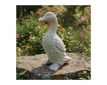 Latex Betongießform Gans stehend Gartendeko