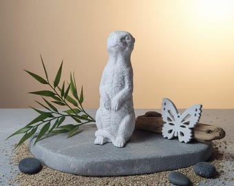 3D Meerkat Casting Mold / Latex Casting Mold / Concrete Casting Mold / Meerkat Mold / Animal Decoration / Latex Mold for Concrete, Ceramic Casting Compound