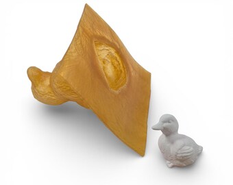Betongießform aus Latex – Ente (klein)