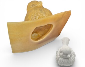 Betongießform aus Latex – Vogel | 3D-Gießform für Raysin