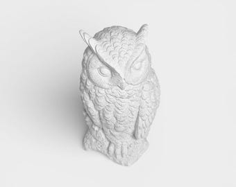 Betongießform aus Latex Grosse Eule – 14,5 cm