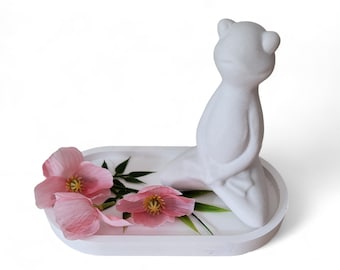 DIY 3D Mold, super quality, full-form mold, latex mold, concrete mold, 3D mold, rubber mold for figures frog yoga frog (314)