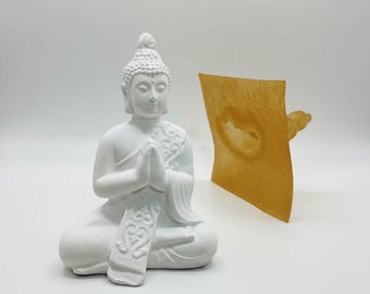 Betongießform aus Latex – Buddha Namaste | 3D Gießform