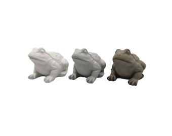 Latexform Frosch – flexible 3D-Gießform für kleine Beton- und Raysinfiguren