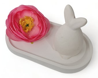 Full-form casting mold made of latex, casting mold for Easter decoration, sculptures Easter bunny small (263) Cast Easter figures yourself with this latex mold