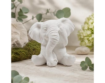 Gießform Elefant sitzend – Latexform  – DIY Raysin Deko