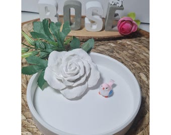 3D Rose Casting Mold (262) / Rose Blossom / Rose Casting Mold / Concrete Casting Mold Floral Figure / Casting Mold for Concrete / Latex Casting Mold / Flexible Mold