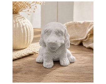 Dog Garden Figure Latex Mold for Concrete, Resin, Plaster, Garden Decor Gift for Dog Lovers approx. 5.7 x 5.2 cm Handmade Germany