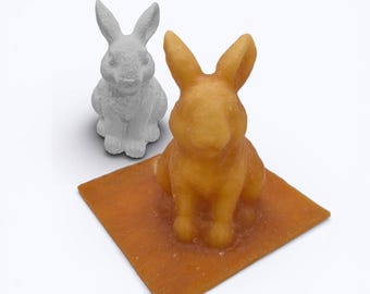 Betongießform aus Latex – Hase