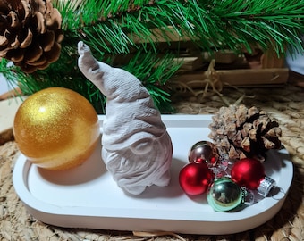 3D casting mold gnome concrete / concrete casting mold gnome / decorative figure gnome / Christmas decoration / Christmas decoration concrete mold gnome / dwarf (160)