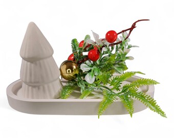 DIY mold made of latex, suitable for relief casting compounds Christmas tree (324) Mold made of latex, concrete mold always a gift idea