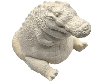 Crocodile Casting Mold Latex Mold – 3D Concrete Crocodile Mold for DIY Decoration, Beginner Friendly, Handmade Mold, Gift Idea for Reptile Lovers (256)