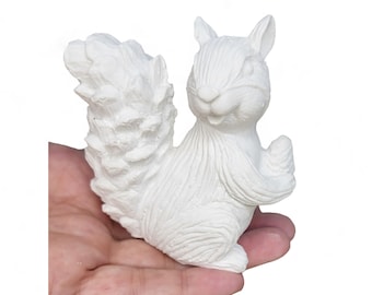 DIY 3D Mold, Super Quality, Full Mold Casting Mold, Latex Mold, Concrete Casting Mold, 3D Casting Mold, Rubber Mold for Figures Autumn Squirrel (087)