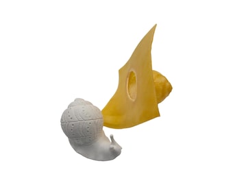 Latexform Schnecke mit Musterhaus – 3D Gießform