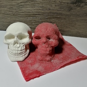 Handmade Latex Full Form Casting Mold Latex Mold Concrete Casting Mold Latex Mold Casting Mold for Sculptures Skull (145)