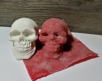 Handmade Latex Full Form Casting Mold Latex Mold Concrete Casting Mold Latex Mold Casting Mold for Sculptures Skull (145)