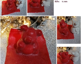 Handmade latex casting mold casting mold concrete casting mold concrete lucky pig pig with mushroom (082)