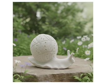 Latexform Schnecke mit Musterhaus – Gartenfigur
