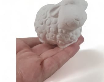 Full-form casting mold made of latex, casting mold for spring decoration, sculptures small sheep, lamb (277) Great gift idea for Easter and much more