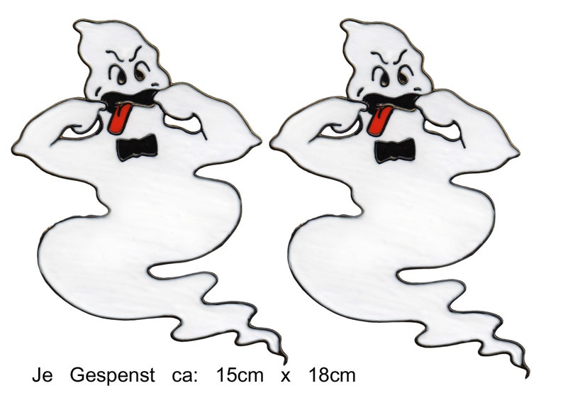 Window Color Fensterbild Fenstersticker abl\u00f6sbar Halloween Gespenster 179 Glasmalerei Fensterdekoration Glasdekoration