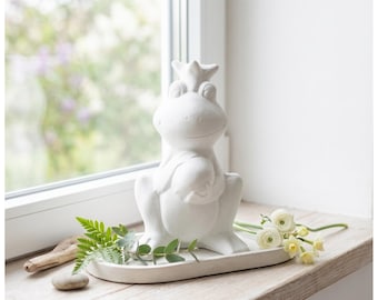 Froschkönig – Latexgießform für Beton, Raysin & Keraflott