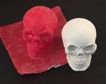 Latex full-form casting mold Latex mold Concrete casting mold Latex mold Casting mold for sculptures Mystery Skull (057)