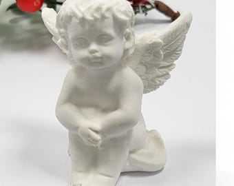 DIY casting mold made of latex, suitable for relief casting compounds Christmas little angel (189) Mold made of latex, concrete mold always a gift idea