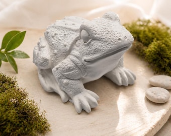 Latexform Frosch – flexible 3D-Gießform für kleine Beton- und Raysinfiguren