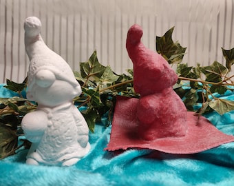 Handmade Latex Full Form Casting Mold Latex Mold Concrete Casting Mold Latex Mold Casting Mold for Sculptures Gnome Gnome Dwarf (205)