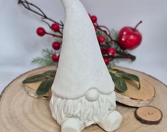 3D gnome concrete casting mold / concrete gnome casting mold / decorative gnome figure / garden decoration / diy Christmas gnome mold / Christmas craft idea